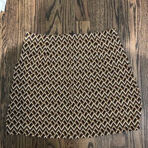 Altar'd State Black and Brown Mini Skirt